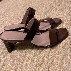 Kelly & Katie Carbren faux patent leather brown size 7
